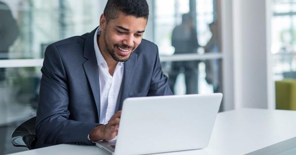 happy employee receiving recognition